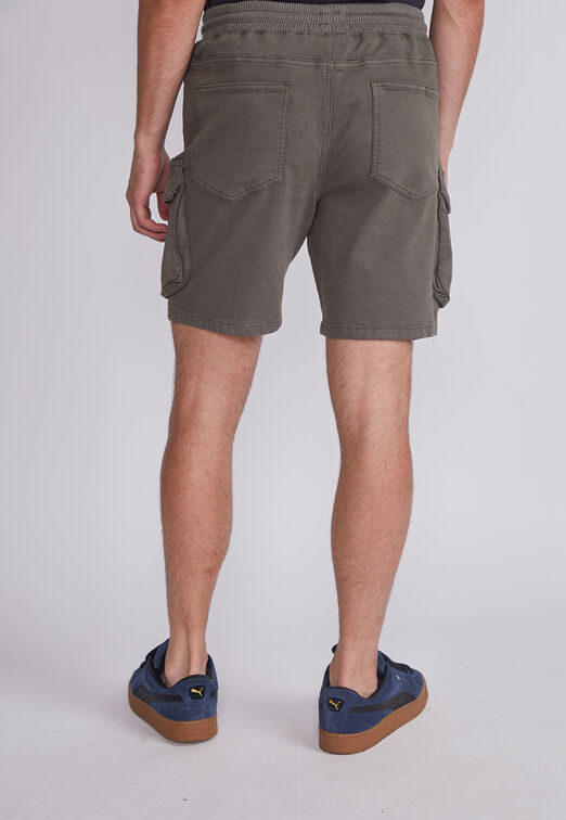 Bermuda Hombre Verde Cargo Cordon Sioux